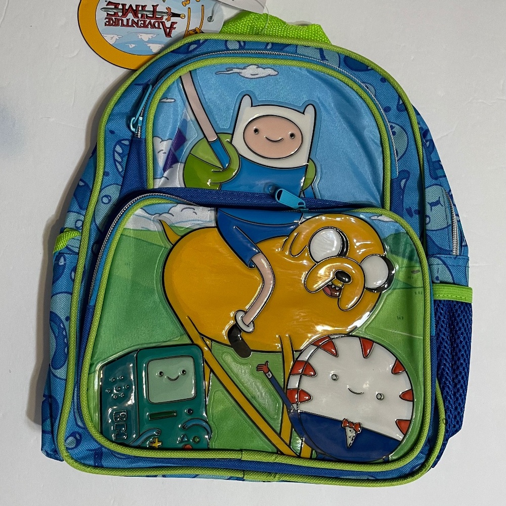Adventure Time Small Backpack  Jake & Finn Friends 12" (NEW) With tag